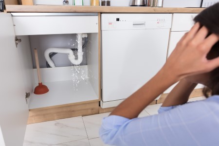 Water Damage in Kitchen