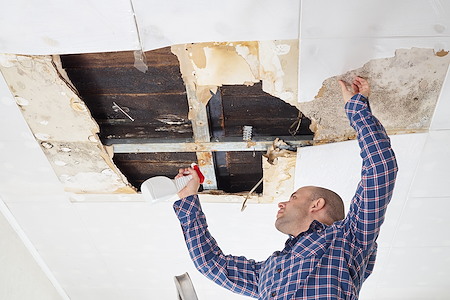 water damage first steps